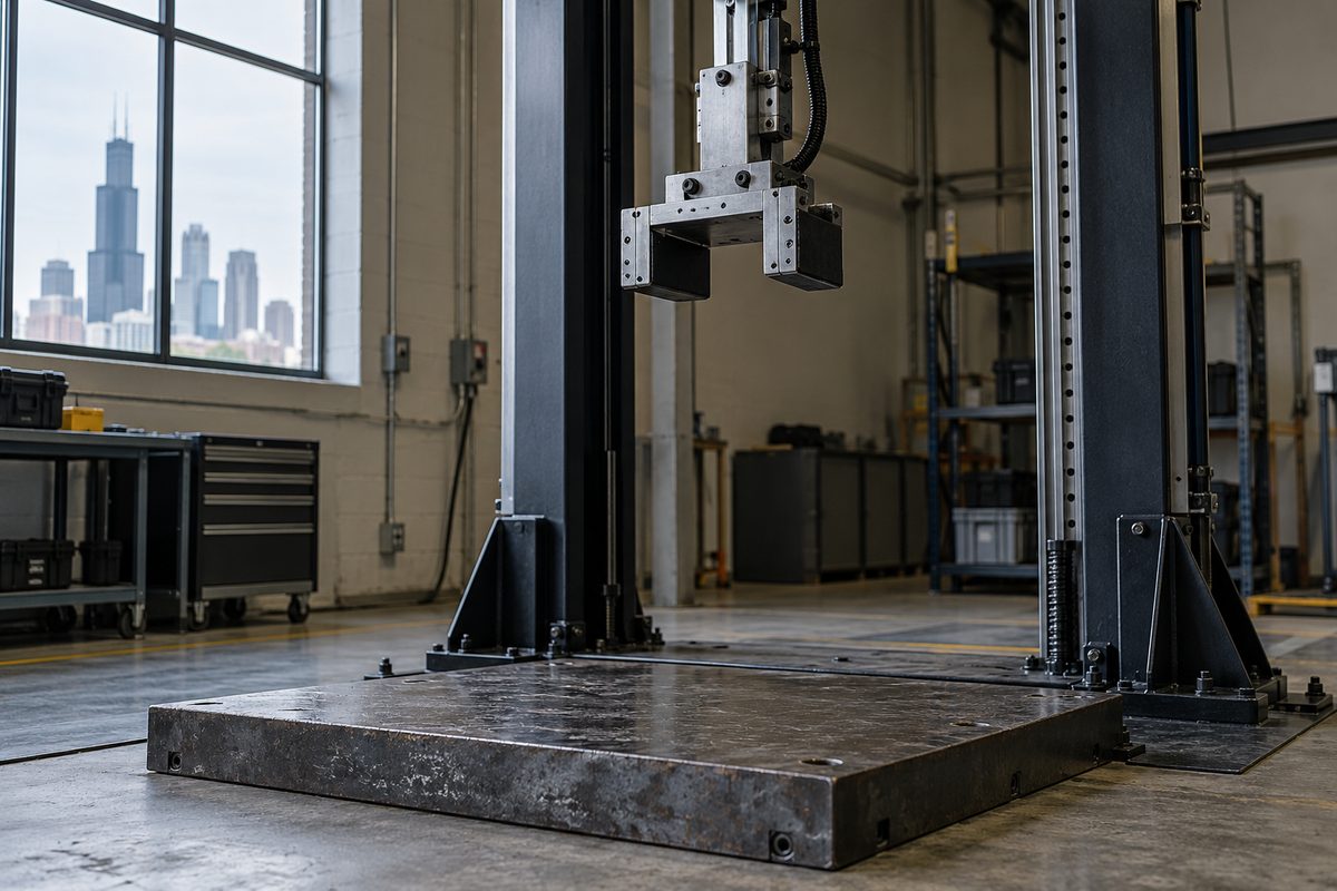 Laboratory drop test apparatus for evaluating smartphone case corner impact resistance